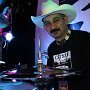 Robert "Cowboy Kash" Kashmiri as drummer :-)<br />Photo: Magda "Spooky" Wos
