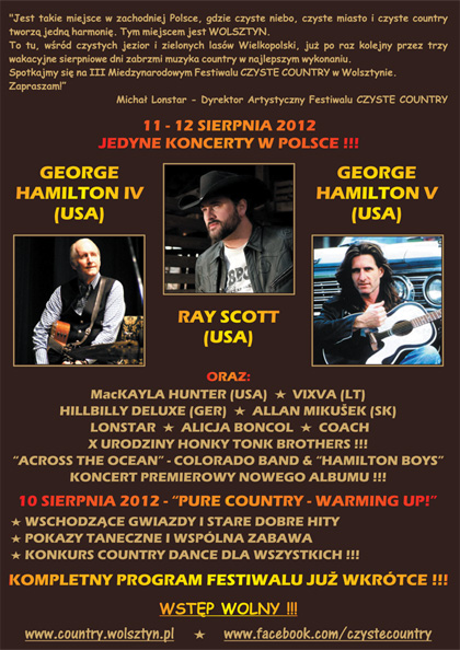 III FESTIWAL CZYSTE COUNTRY